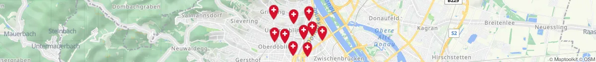 Map view for Pharmacies emergency services nearby Heiligenstadt (1190 - Döbling, Wien)